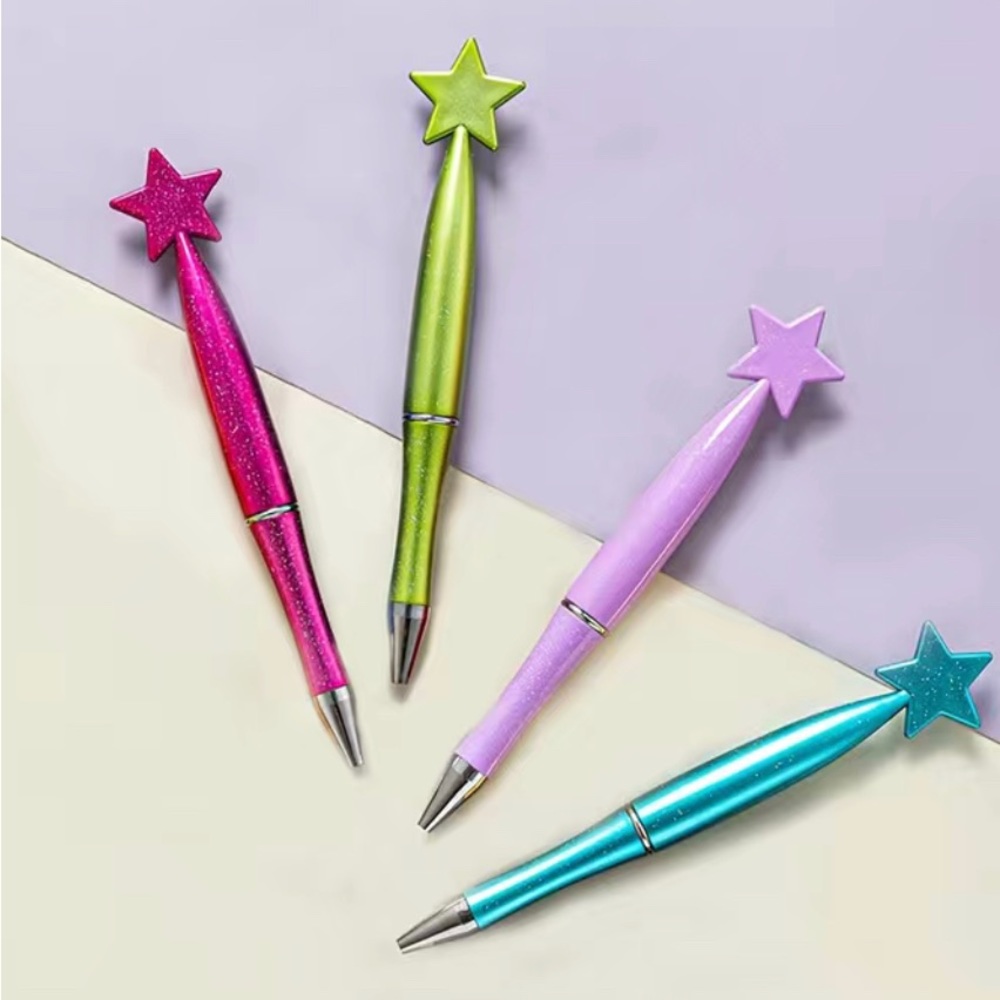 🍒🍒 Glitter Star Pen Set (Random 2)❗️Price Firm❗️